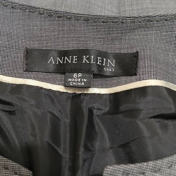 Anne Klein Womens size 6 petite gray work blazer lightweight all season - Picture 6 of 8